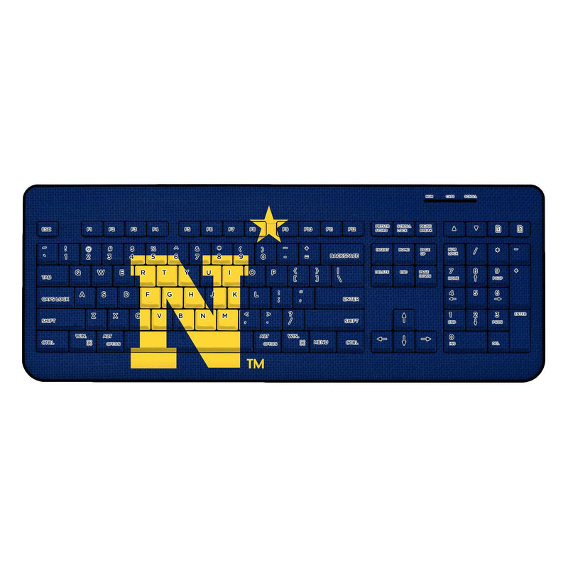 Naval Academy Midshipmen Solid Wireless USB Keyboard