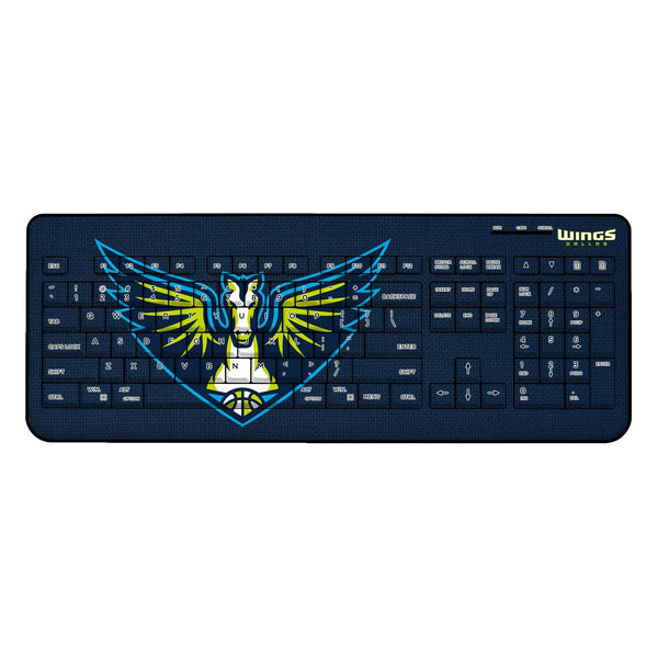 Dallas Wings Solid Wireless USB Keyboard