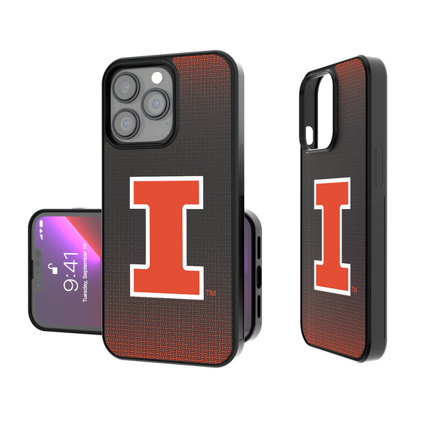 Illinois Fighting Illini Linen iPhone Bump Phone Case