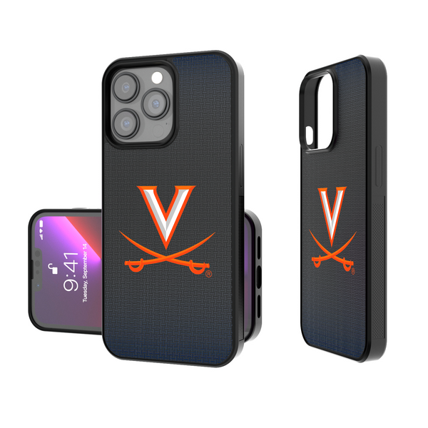 Virginia Cavaliers Linen iPhone Bump Phone Case
