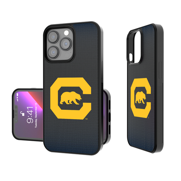 California Golden Bears Linen iPhone Bump Phone Case