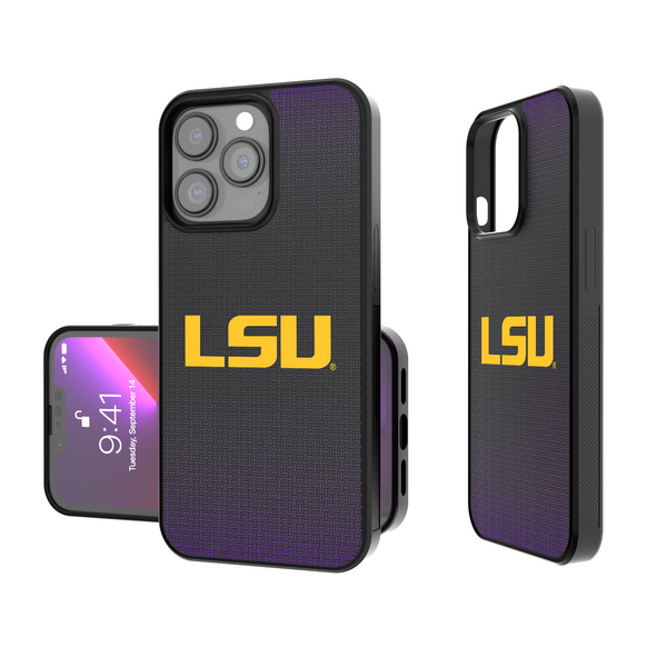 Louisiana State University Tigers Linen iPhone Bump Phone Case