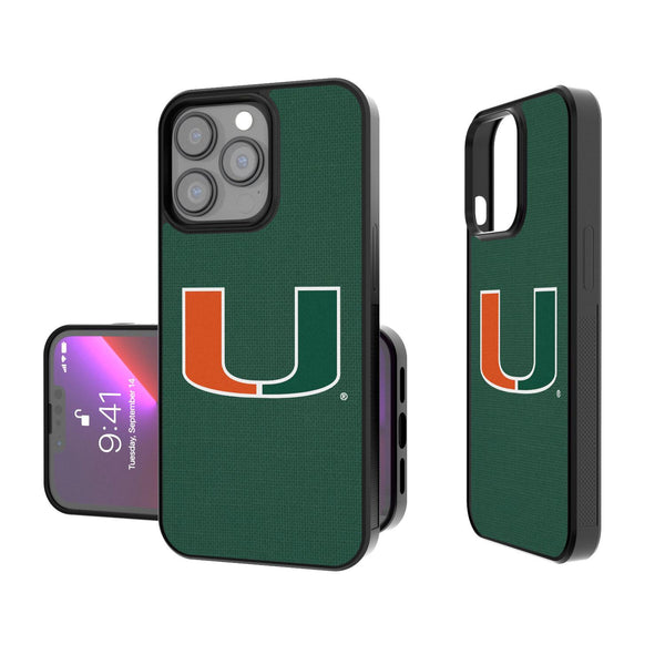 Miami Hurricanes Solid iPhone Bump Case