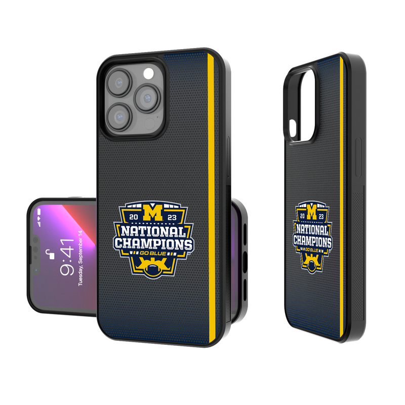 Michigan Wolverines 2023 College Football Playoff National Champion iPhone Bump Phone Case