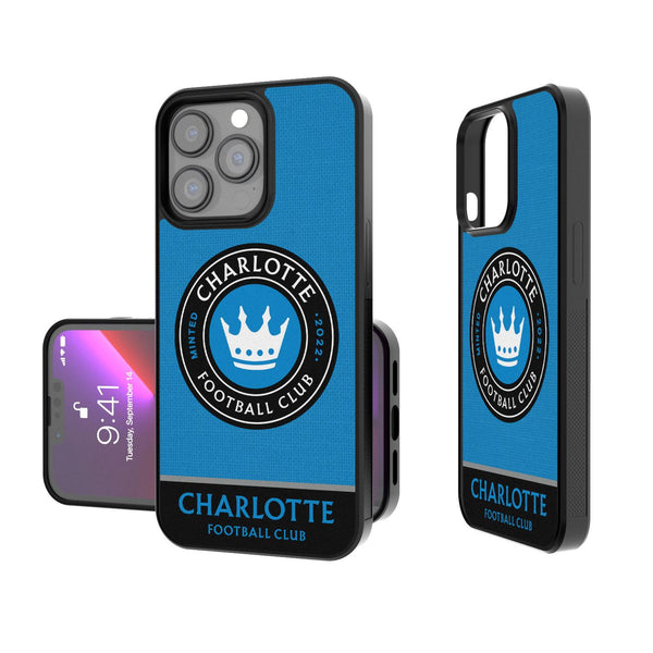 Charlotte FC  Solid Wordmark iPhone Bump Case