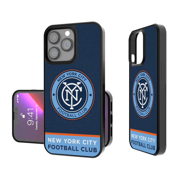 New York City FC  Solid Wordmark iPhone Bump Case