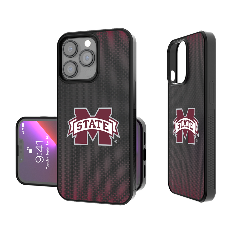 Mississippi State Bulldogs Linen iPhone Bump Phone Case
