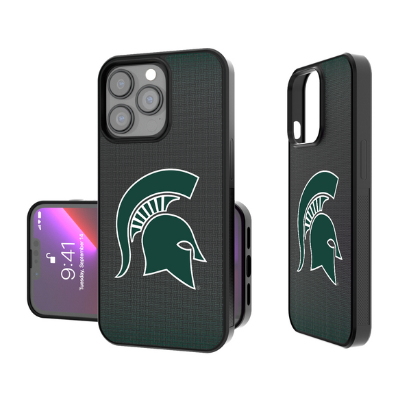 Michigan State Spartans Linen iPhone Bump Phone Case