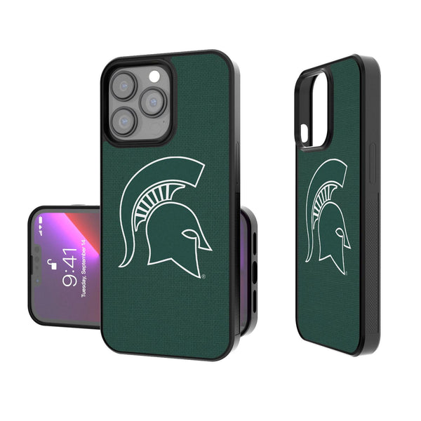 Michigan State Spartans Solid iPhone Bump Case