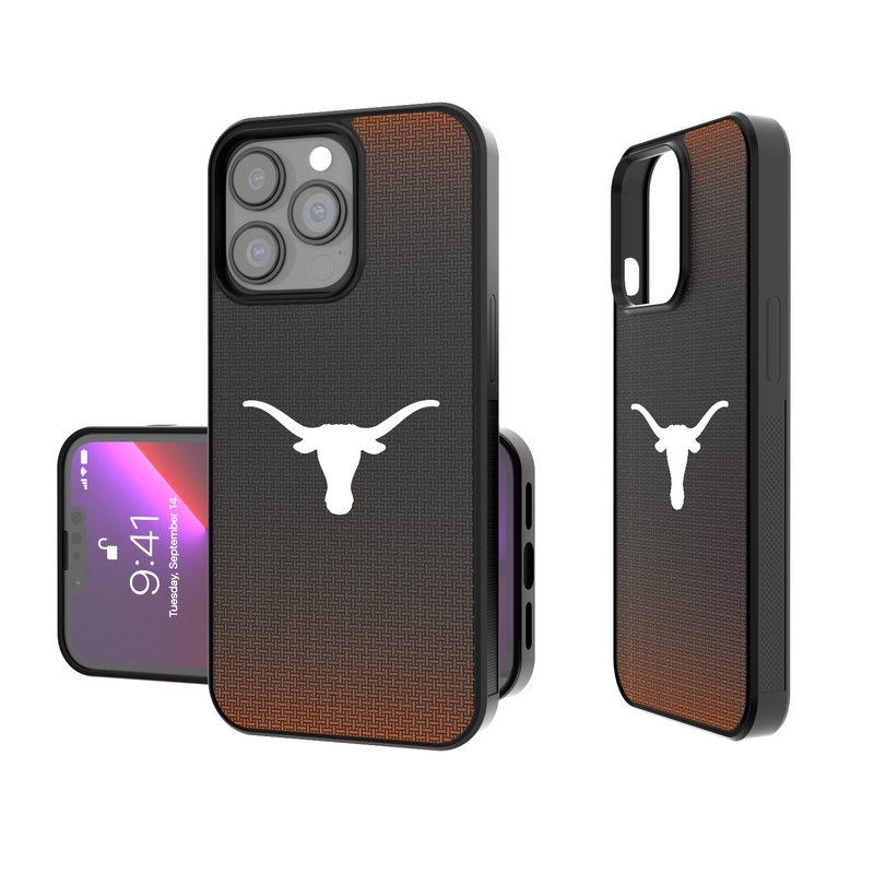 Texas Longhorns Linen iPhone Bump Phone Case
