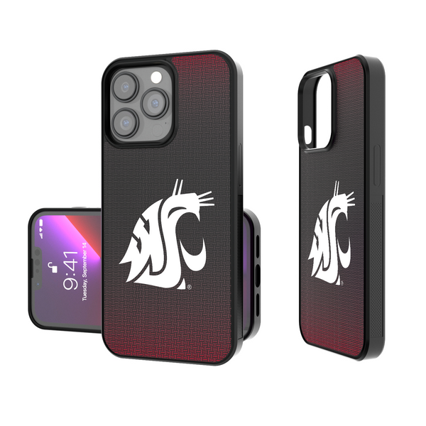 Washington State Cougars Linen iPhone Bump Phone Case