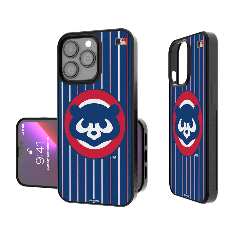 Chicago Cubs Home 1979-1993 - Cooperstown Collection Pinstripe iPhone Bump Case