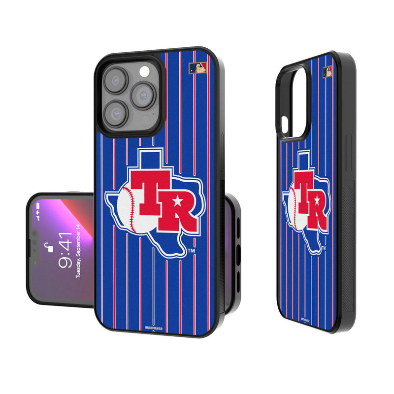 Texas Rangers 1981-1983 - Cooperstown Collection Pinstripe iPhone Bump Case