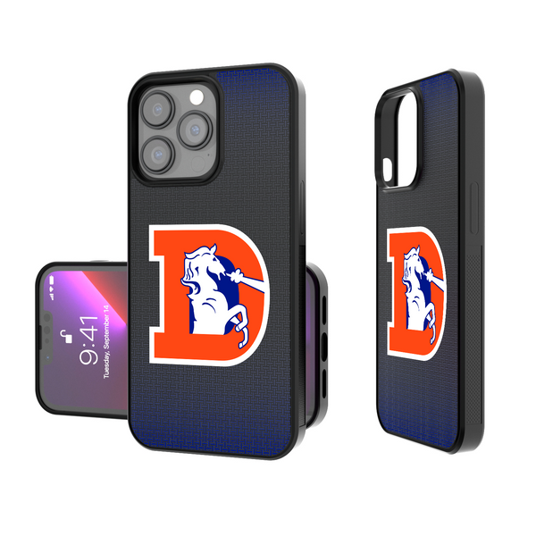 Denver Broncos 1993-1996 Historic Collection Linen iPhone Bump Phone Case