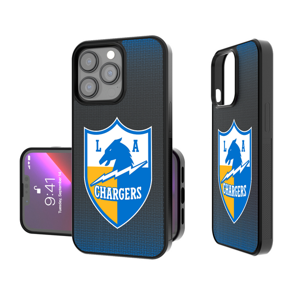 Los Angeles Chargers Historic Collection Linen iPhone Bump Phone Case