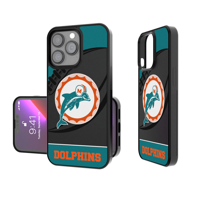 Miami Dolphins 1966-1973 Historic Collection Passtime iPhone Bump Case