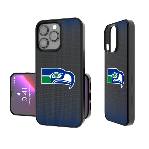 Seattle Seahawks Historic Collection Linen iPhone Bump Phone Case