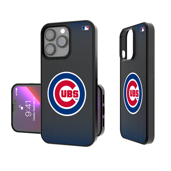 Chicago Cubs Linen iPhone Bump Phone Case