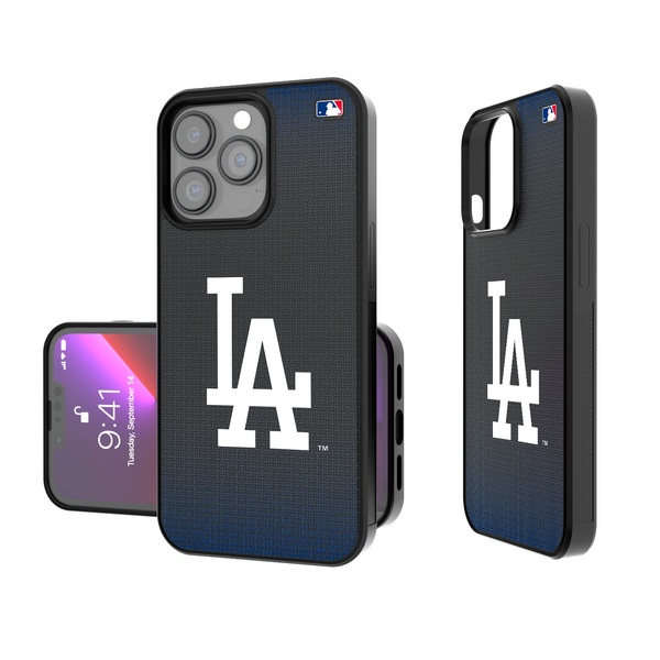LA Dodgers Linen iPhone Bump Phone Case