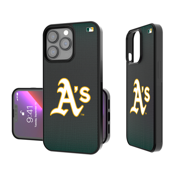Oakland Athletics Linen iPhone Bump Phone Case