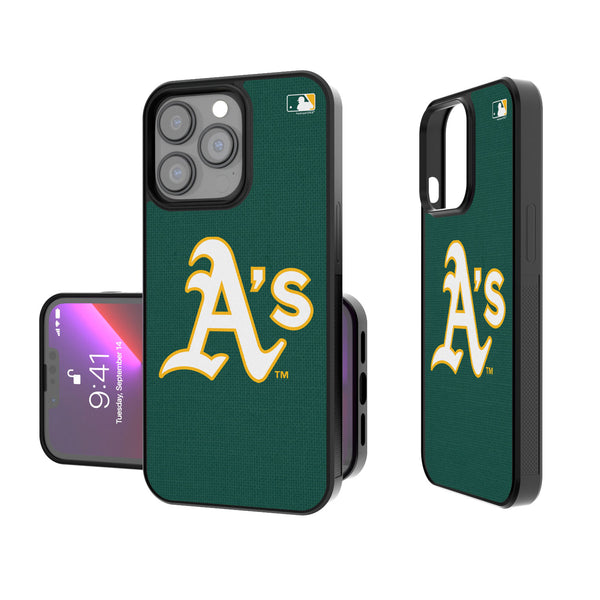 Oakland Athletics Solid iPhone Bump Case