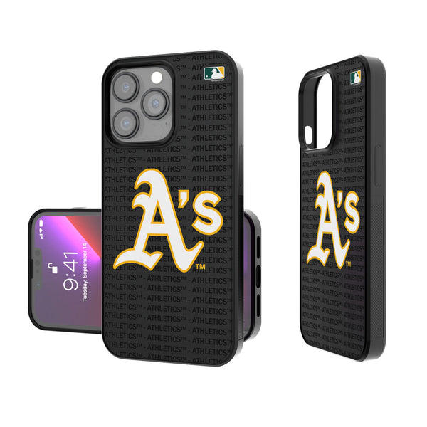 Oakland Athletics Blackletter iPhone Bump Case