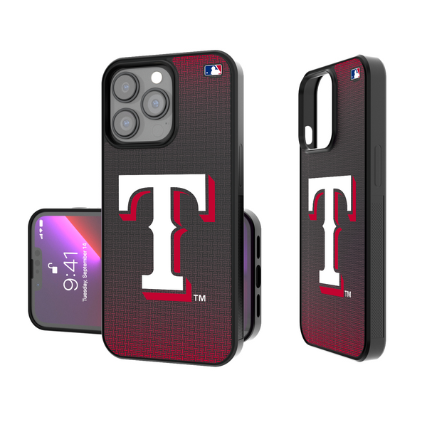 Texas Rangers Linen iPhone Bump Phone Case