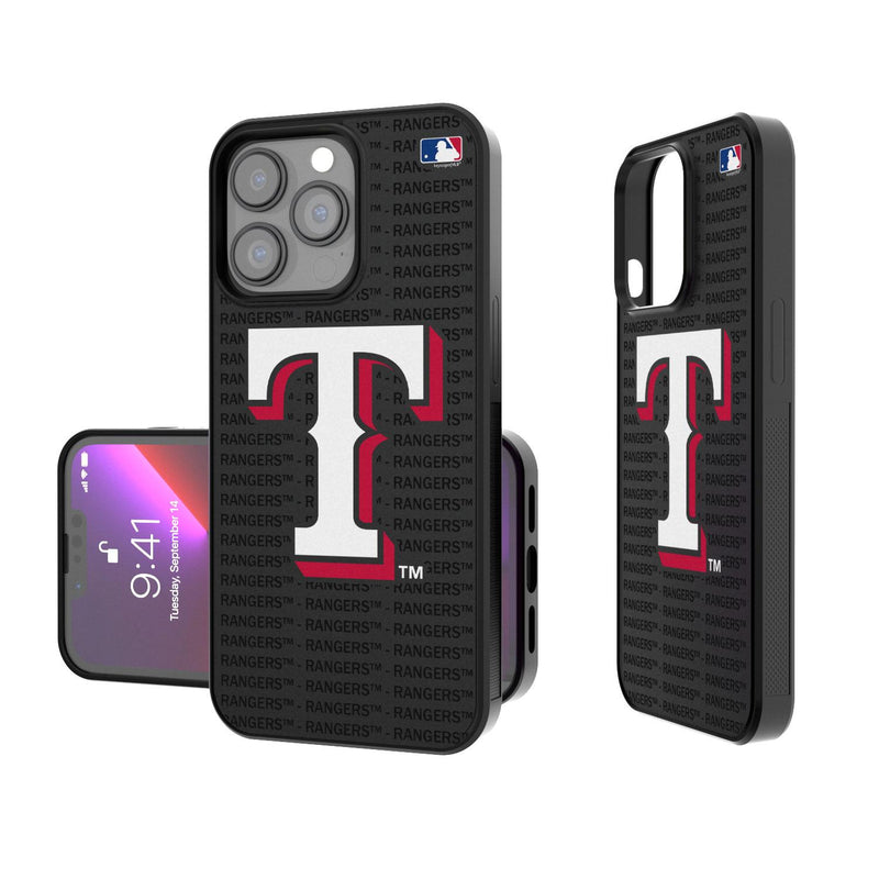 Texas Rangers Blackletter iPhone Bump Case