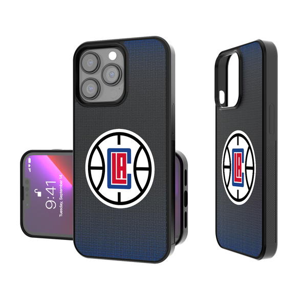 Los Angeles Clippers Linen iPhone Bump Phone Case