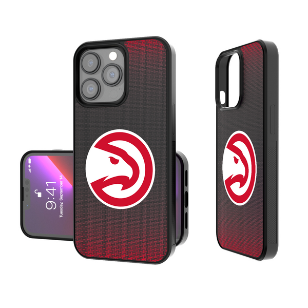 Atlanta Hawks Linen iPhone Bump Phone Case