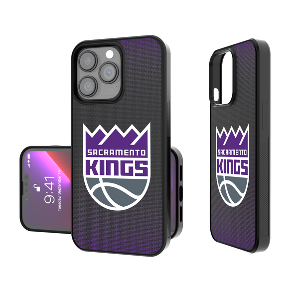 Sacramento Kings Linen iPhone Bump Phone Case