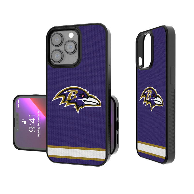 Baltimore Ravens Stripe iPhone Bump Case