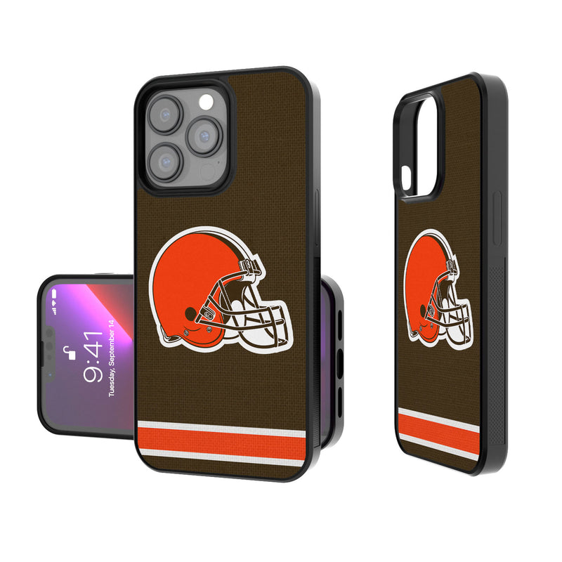 Cleveland Browns Stripe iPhone Bump Case