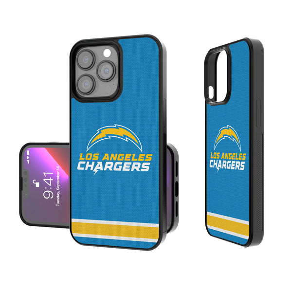 Los Angeles Chargers Stripe iPhone Bump Case