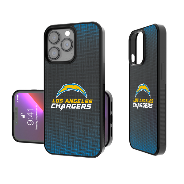 Los Angeles Chargers Linen iPhone Bump Phone Case