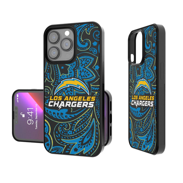 Los Angeles Chargers Paisley iPhone Bump Case