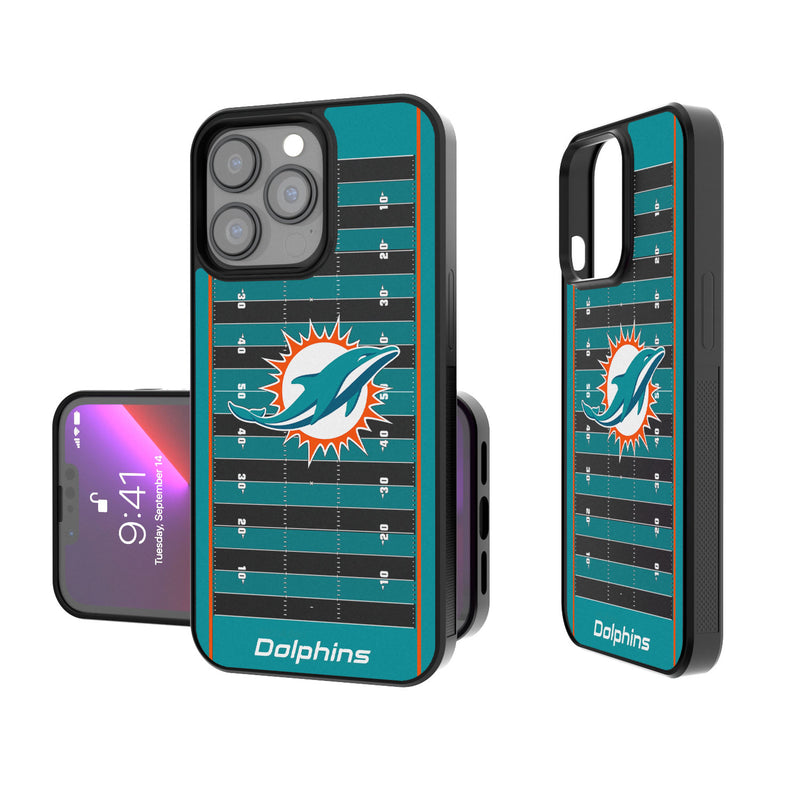 Miami Dolphins Football Field iPhone Bump Case