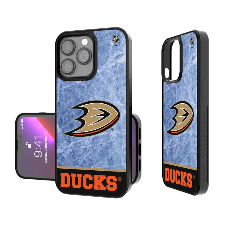 Anaheim Ducks Ice Wordmark iPhone Bump Case