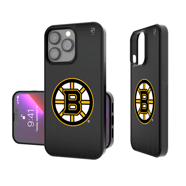 Boston Bruins Linen iPhone Bump Phone Case