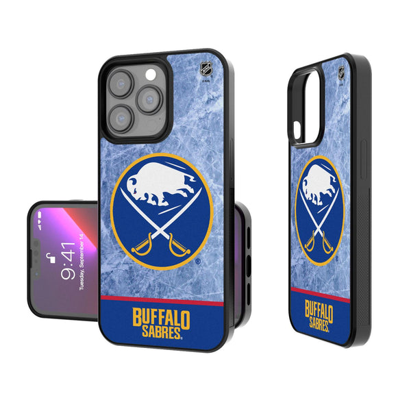 Buffalo Sabres Ice Wordmark iPhone Bump Case