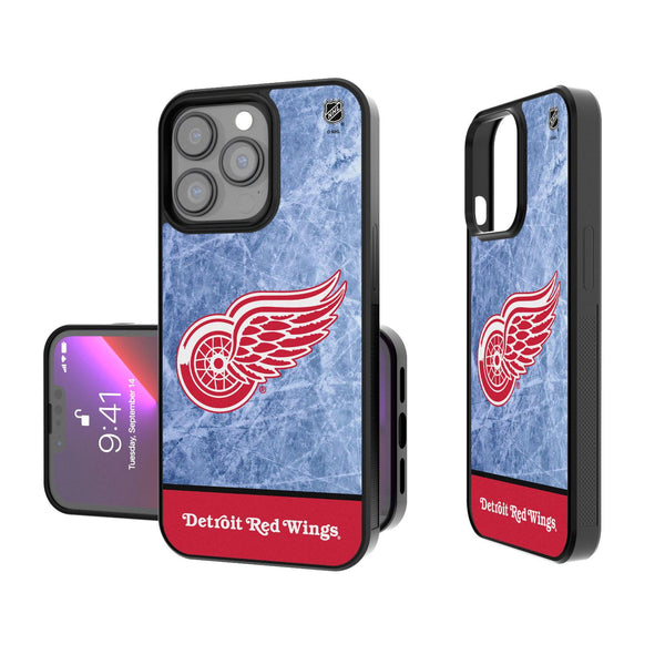 Detroit Red Wings Ice Wordmark iPhone Bump Case