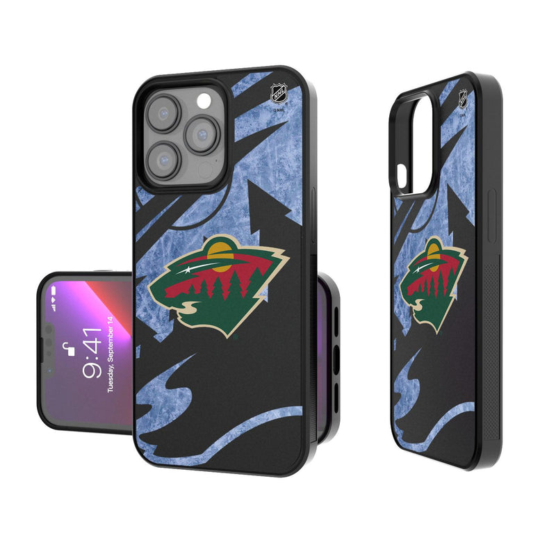 Minnesota Wild Ice Tilt iPhone Bump Case