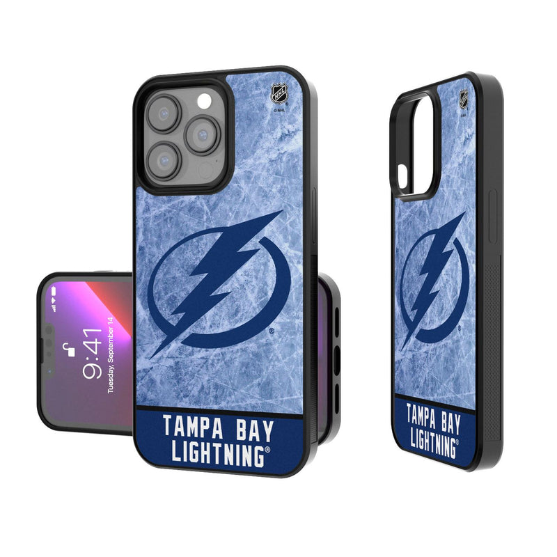 Tampa Bay Lightning Ice Wordmark iPhone Bump Case