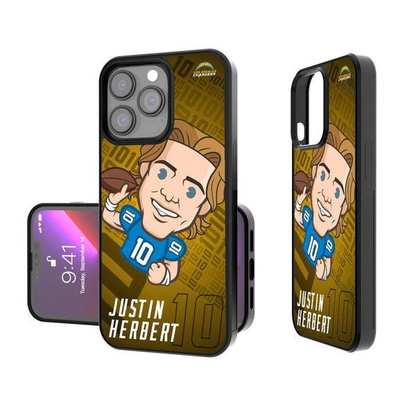 Justin Herbert Los Angeles Chargers 10 Emoji iPhone 7 / 8  /SE Bumper Case
