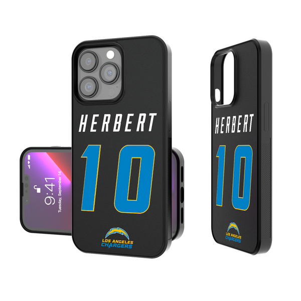 Justin Herbert Los Angeles Chargers 10 Ready iPhone Bump Phone Case