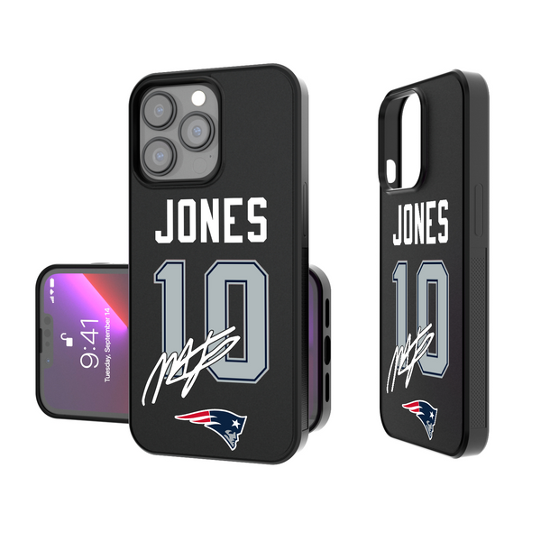 Mac Jones New England Patriots 10 Ready iPhone Bump Phone Case