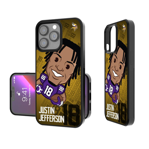Justin Jefferson Minnesota Vikings 18 Emoji iPhone 7 / 8  /SE Bumper Case