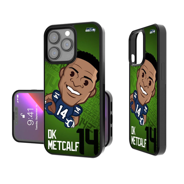 DK Metcalf Seattle Seahawks 14 Emoji iPhone 7 / 8  /SE Bumper Case