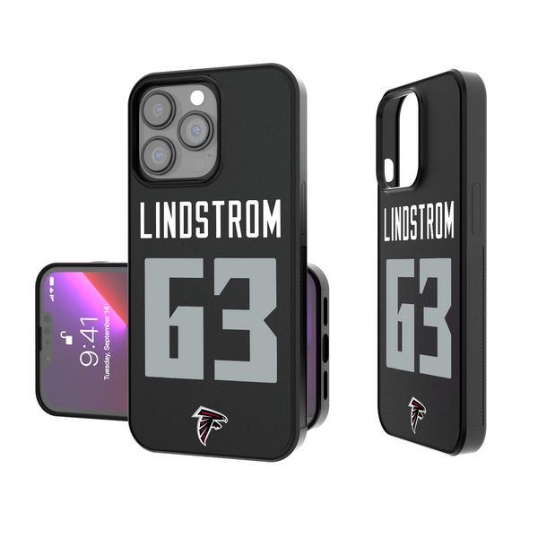 Chris Lindstrom Atlanta Falcons 63 Ready iPhone Bump Phone Case