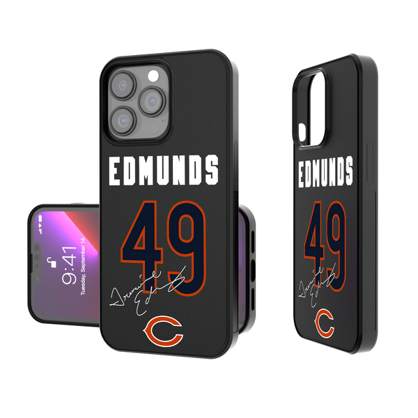 Tremaine Edmunds Chicago Bears 49 Ready iPhone Bump Phone Case